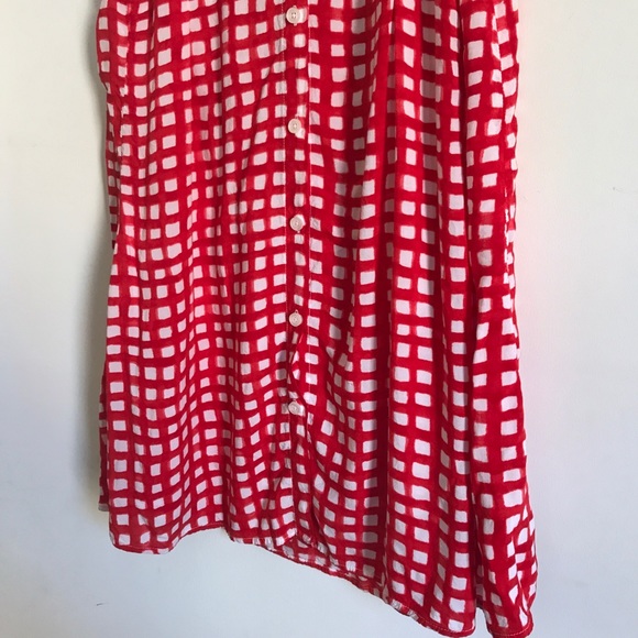 Anthropologie 11 1 Tylho Percy Tunic Top - Red - Picture 7 of 8